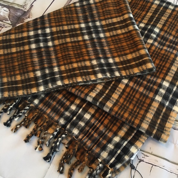 Zara Man Unisex Plaid Blanket Scarf NWT - Picture 2 of 5